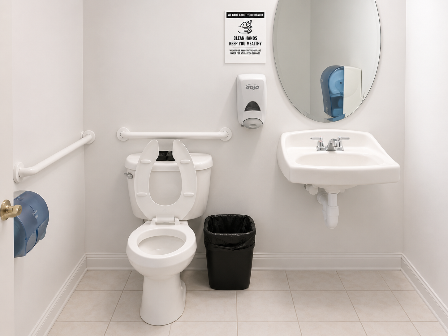 Janitorial space after cleaning